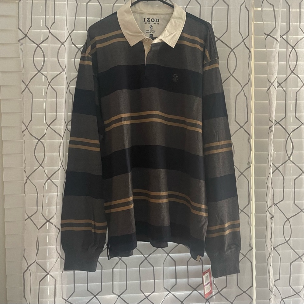 NWT IZOD men’s long sleeve shirt size XXL